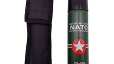 Spray cu piper IdeallStore®, Military Defense, dispersant, auto-aparare, 90 ml, verde