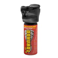 Spray cu piper IdeallStore®, Tornado KO, lanterna LED, jet, auto-aparare, 50 ml - 2