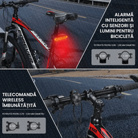 Stop Bicicleta Inteligent cu Senzor de Franare si Sistem de Semnalizare - 2