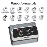 Tensiometru de Brat Digital Vixev, Masurare Tensiune Sistolica/Diastolica, Detectare Puls Neregulat, Alb - 2