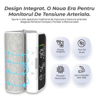 Tensiometru de Brat Digital Vixev, Masurare Tensiune Sistolica/Diastolica, Detectare Puls Neregulat, Alb - 4