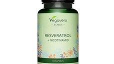 Vegavero Resveratrol Extract 500 mg + Nicotinamid 60 Capsule