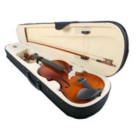 Vioara clasica din lemn 3/4 toc inclus + set corzi cadou - 4