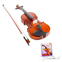 Vioara clasica din lemn 3/4 toc inclus + set corzi cadou - 1