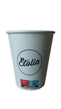 Etolia pahare carton albe 160ml set 50 buc 7oz - 1