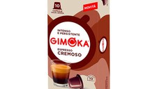 Gimoka Cremoso 10 capsule cafea compatibile Nespresso