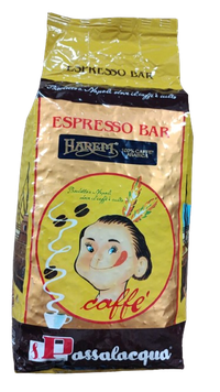 Passalacqua Espresso Bar Harem cu Blue Mountain cafea boabe 1kg - 1