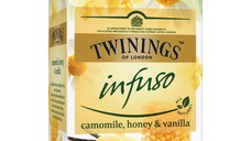 Twinings Infuso ceai infuzie musetel miere si vanilie 20 plicuri