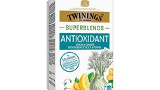 Twinings Superblends Antioxidant ceai plante si lamaie 18 plicuri