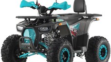 ATV electric ECO DustRider XXL 1500W 60V 20Ah cu diferential, roti 8 inch, gri