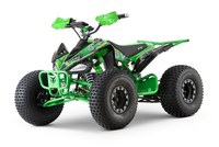 ATV electric ECO Speedy XXL 1500W 60V 20Ah cu diferential, roti 8 inch, culoare Verde - 1