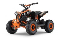 ATV electric NITRO Eco Avenger XXL 1200W 48V cu 3 viteza 6 inch Snowy tyres, portocaliu - 1