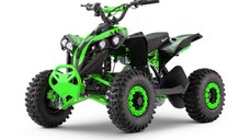 ATV electric NITRO Eco Avenger XXL 1200W 48V cu 3 viteza 6 inch Snowy tyres, verde