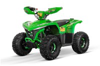 ATV electric Nitro Eco Balu 1600Wp 48V 20Ah cu roti 7 inch si diferential, verde - 1