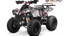 ATV electric NITRO Eco Warrior 1000W putere, baterie 48V 20Ah, Grafiti Alb