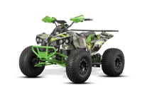 ATV electric NITRO EcoWarrior SPORT 1000W 48V 20Ah cu DIFERENTIAL, grafiti verde - 1