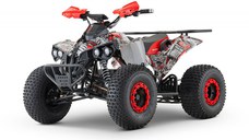 ATV electric NITRO EcoWarrior SPORT 1500W 60V 20Ah cu DIFERENTIAL, grafiti alb