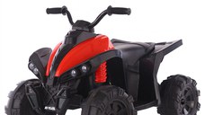 ATV electric pentru copii 3-5 ani, Kinderauto Wolf 70W 12V PREMIUM, culoare Rosu