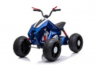 ATV electric pentru copii Kinderauto BJ718 90W 12V cu scaun tapitat culoare Albastru - 1