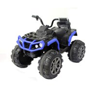 ATV electric pentru copii, Kinderauto Offroad 90W 12V cu scaun tapitat, culoare albastra - 1