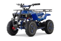 ATV electric pentru copii NITRO Dusty 1000W 36V Snowy tyres, culoare albastru - 1