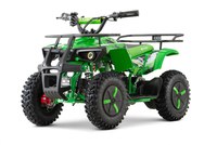 ATV electric pentru copii NITRO Dusty 1000W 36V Snowy tyres, culoare verde - 1