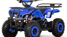 ATV electric pentru copii NITRO Torino Quad 1000W 36V, Snowy tyres, Albastru