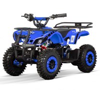 ATV electric pentru copii NITRO Torino Quad 1000W 36V, Snowy tyres, Albastru - 1