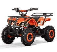 ATV electric pentru copii NITRO Torino Quad 1000W 36V, Snowy tyres, portocaliu - 1