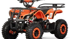 ATV electric pentru copii NITRO Torino Quad 1000W 36V, Snowy tyres, portocaliu