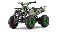 ATV electric pentru copii NITRO Torino Quad 1200W 48V Big Tyre, culoare Green Grafiti