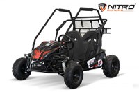 Buggy electric pentru 2 copii, Nitro Gokart 2000W 60V 20Ah, premium, culoare Rosie - 1