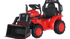 Excavator electric Kinderauto BJYT1066 60W 6V cu telecomanda, culoare rosie