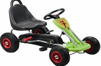 GO Kart cu pedale, 3-6 ani, Kinderauto A-05-1, roti Gonflabile, culoare Verde - 1