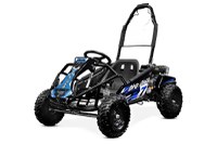 Kart electric pentru copii NITRO GoKid Dirty 1000W 48V Albastru - 1