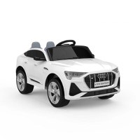 Masinuta electrica Audi E-tron Sportback 4x4 140W, cu scaun taptiat, culoare alba - 1