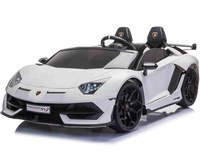 Masinuta electrica Lamborghini SVJ cu 2 locuri, 24V, 500W, echipata Premium, Drift Edition, Alb - 1