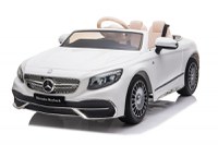 Masinuta electrica Mercedes S650 MAYBACH, 90W, 12V, PREMIUM Alb - 1