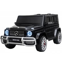 Masinuta electrica pentru 2 copii Mercedes G63 XXL 4x4 180W 12V PREMIUM culoare Neagra - 1