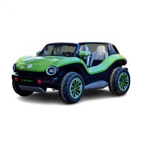 Masinuta electrica pentru 2 copii VW ID Buggy 90W 12V, culoare verde - 1