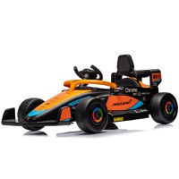 Masinuta electrica pentru copii, Formula 1 McLaren Racing 70W 12V, cu scaun tapitat - 1