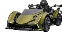 Masinuta electrica pentru copii, Lamborghini Lambo12 Vision, 4x4, 140W, 12V 14Ah, Premium, Army-Green - 1