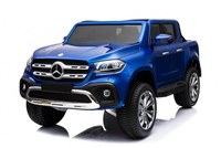 Masinuta electrica pentru copii, Mercedes X-Class 4x4 180W 12V 14Ah PREMIUM Albastru - 1