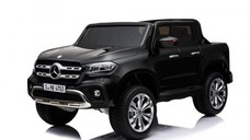 Masinuta electrica pentru copii, Mercedes X-Class 4x4 180W 12V 14Ah PREMIUM Negru