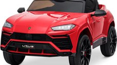 Masinuta electrica pentru copil 2-5 ani, Lamborghini Urus 70W 12V 7Ah, culoare Rosie