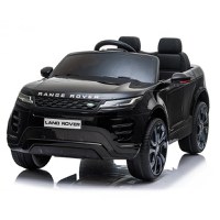 Masinuta electrica Range Rover, 4x4, 140W-12V, roti moi, scaun tapitat, Premium, culoare Negru - 1