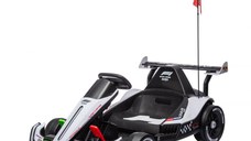 Masinuta - Kart electric pentru copii 3-11 ani, Racing F1 500W 24V, telecomanda, culoare Alb