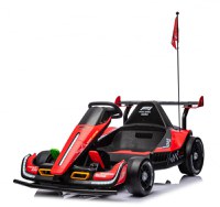 Masinuta - Kart electric pentru copii 3-11 ani, Racing F1 500W 24V, telecomanda, culoare rosie - 1