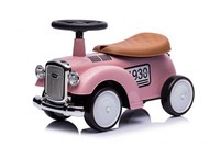 Masinuta premergator fara pedale, Kinderauto Retro Baby Car cu roti moi, roz - 1