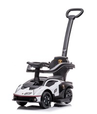 Masinuta premergator pentru copii, 2 in 1, Lamborghini Essenza SCV12, alba - 1